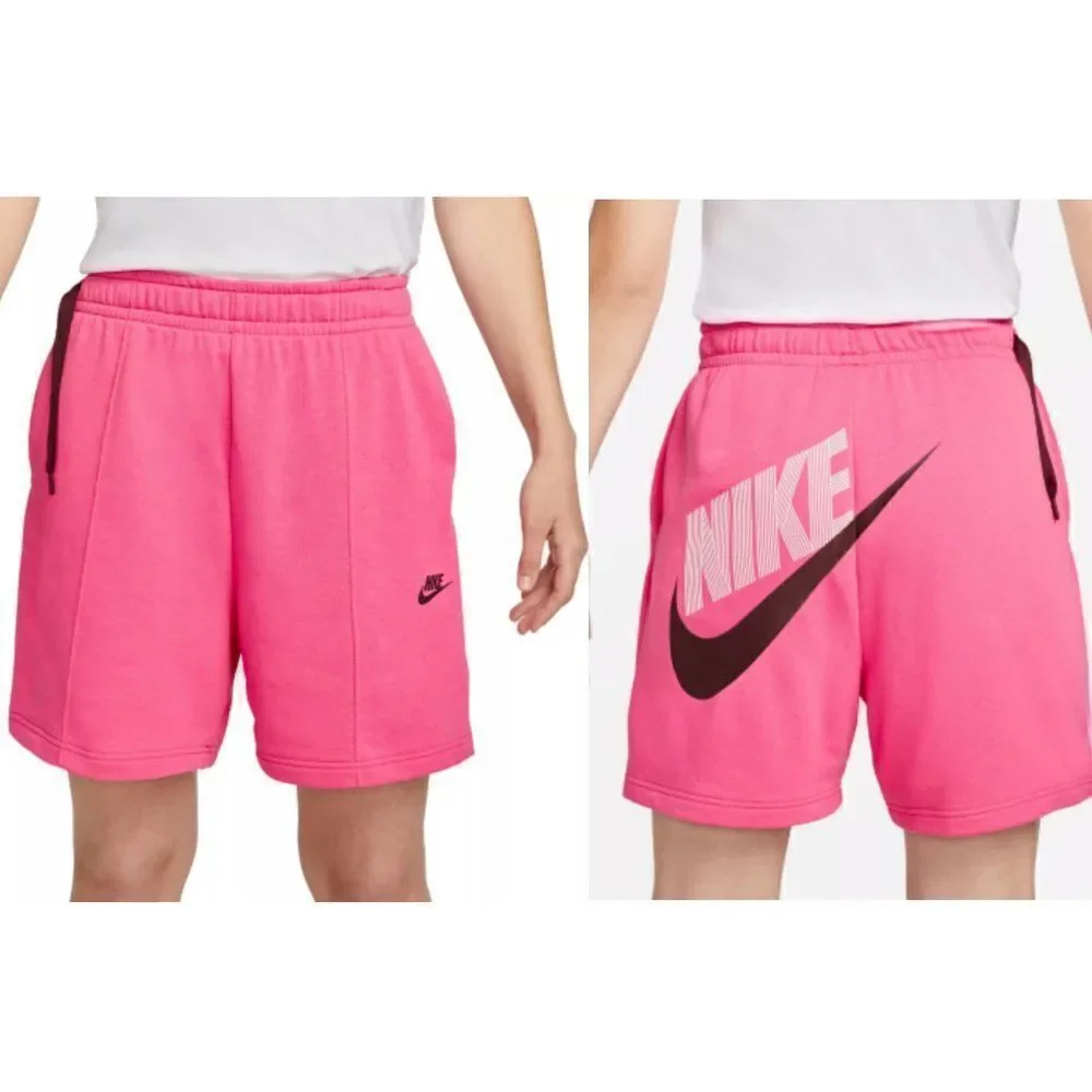 Nike Sportswear Women's High Rise Fleece Dance Shorts  DV0334-684 Pinksicle